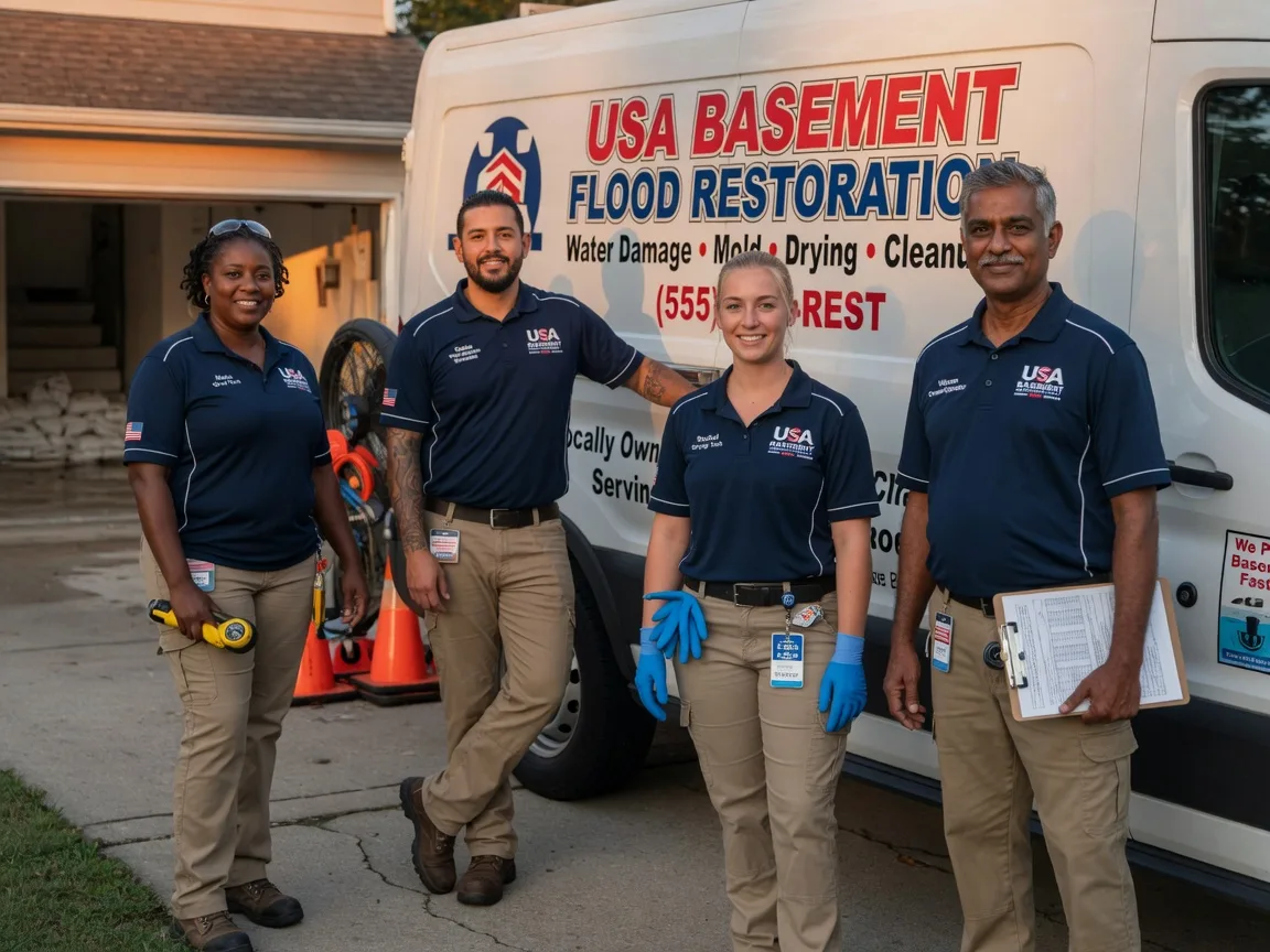 Basement Flood Cleanup company in Krakow, WI